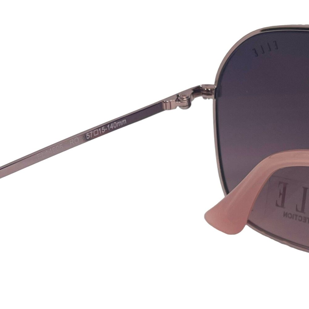 New ELLE Women Sunglasses - Rose, Metal Frame, Style - EL14906, Size 57-15-140 - Picture 8 of 10